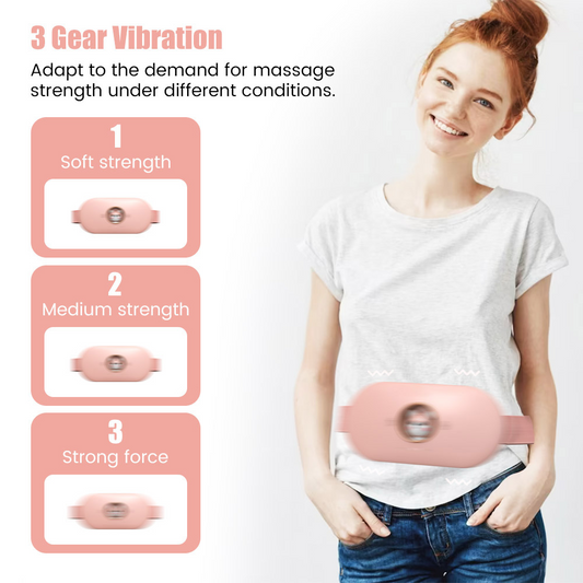 Ultimate Menstrual Heating Self Massage Heat Pad - Portable Pain Relief Warming Belt