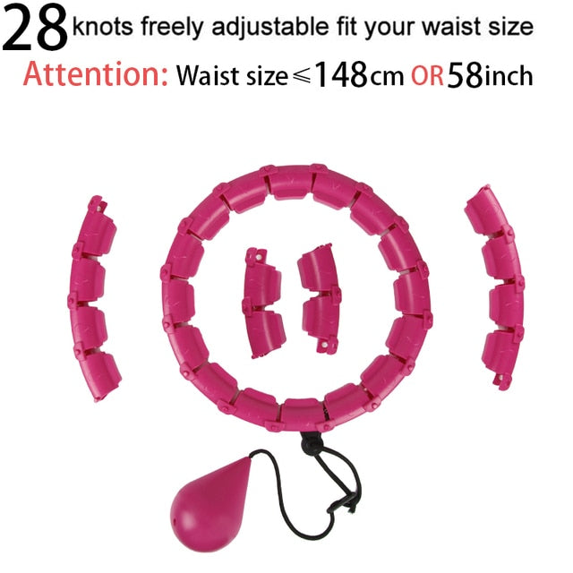 Adjustable Fitness Hoop: The Fun and Effective Way to Lose Weight and Burn Fat