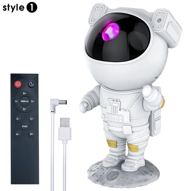 360°Adjustable Nebula Galaxy Astronaut Projector Light With Remote Control