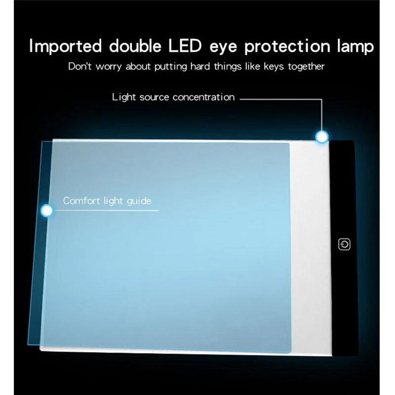 Illuminate Your Artistry with the A5 Dimmable LED Drawing Board
