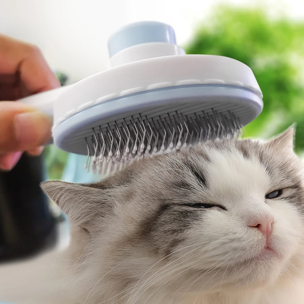 The Ultimate Self-Cleaning Slicker Brush for Cats and Dogs