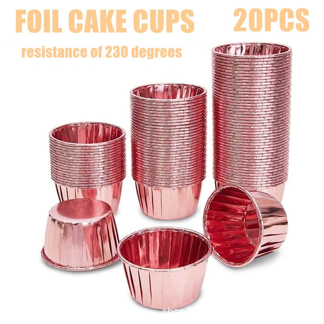 Rose Gold Party Decorations - Disposable Tableware Set for Parties